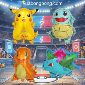 Set 4 bong bóng POKÉMON